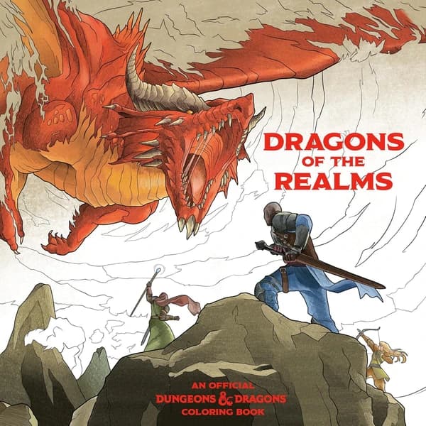 Dragons of the Realms: An Official Dungeons & Dragons Coloring Book by Official Dungeon, Dragons Licensed