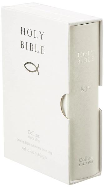 HOLY BIBLE: King James Version (KJV) White Pocket Gift Edition by King James Version