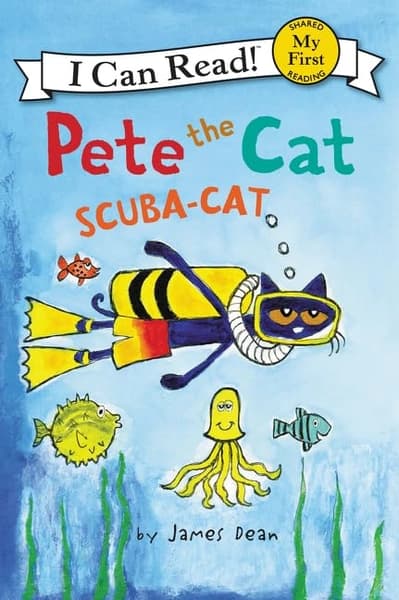 Pete the Cat Scuba-Cat by James Dean