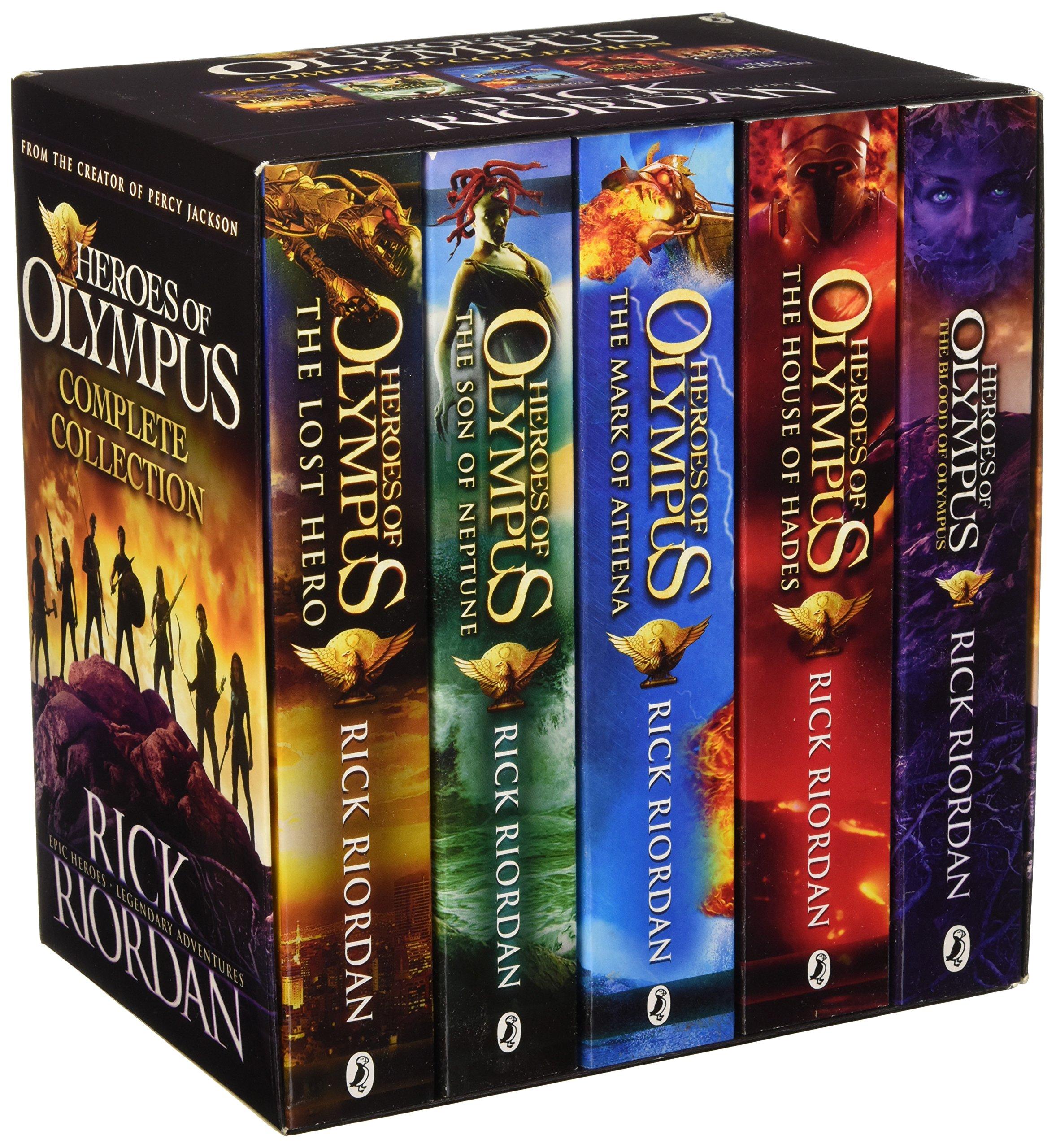 HEROES OF OLYMPUS BOX SET - 5 TITLES by Rick Riordan
