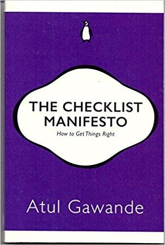 the checklist manifesto by Atul Gawande