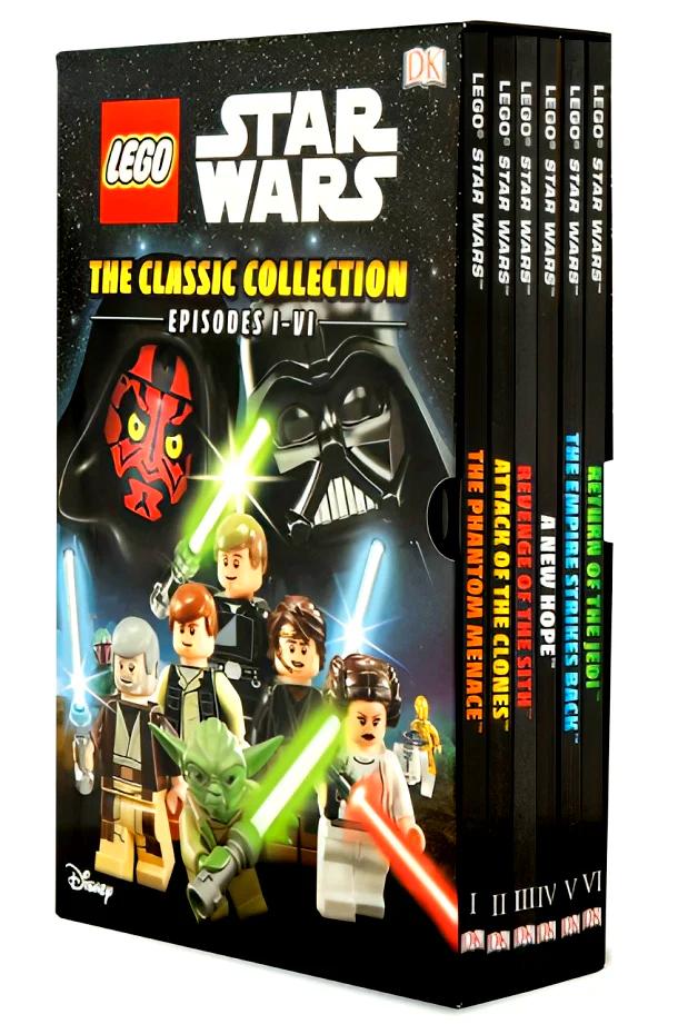 LEGO Star Wars Episodes I-VI The Complete Library 6 Book Box Set by Disney, Dk