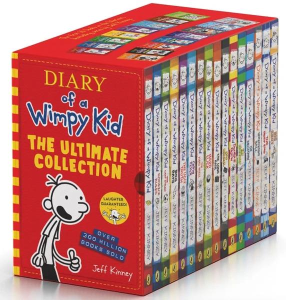 Diary of a Wimpy Kid Boxset: The Ultimate Collection 16 Books Boxset (Books 1-16) by Jeff Kinney
