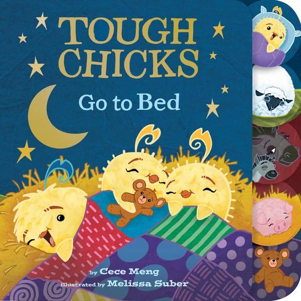 Tough Chicks Go to Bed (tabbed Touch-And-feel Board Book) by Hmh