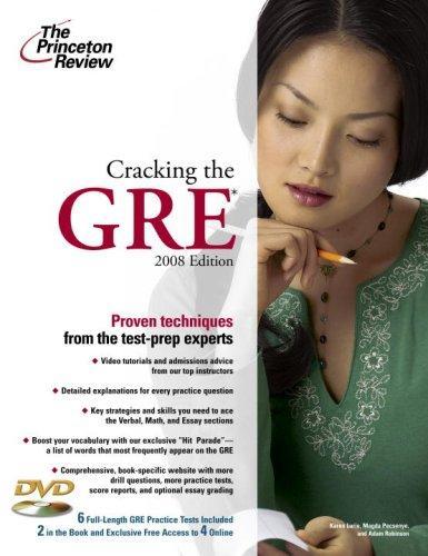 Princeton Review Cracking the GRE, with Sample Tests on CD-ROM by Unassigned