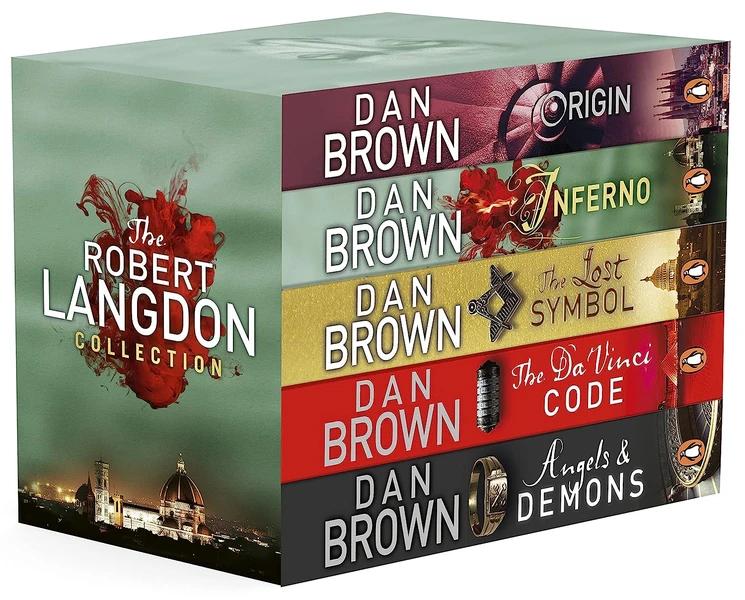 Robert Langdon Series Collection 5 Books Set By Dan Brown (Angels And Demons, The Da Vinci Code, The Lost Symbol, Inferno, Origin) by Dan Brown