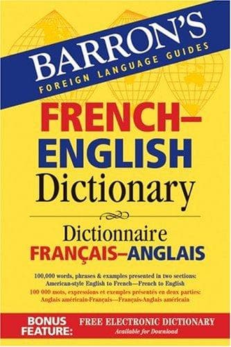 Barron's French-English Dictionary by Majka Dischler