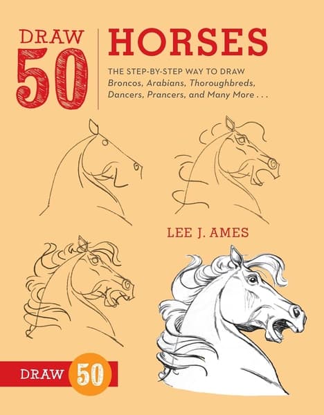 Draw 50 Horses by Lee J Ames