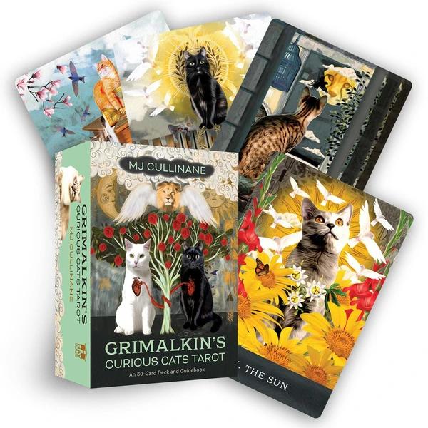 Grimalkin's Curious Cats Tarot: An 80-Card Deck and Guidebook by M J Cullinane