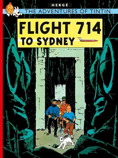 flight 714 to sydney by Hergé