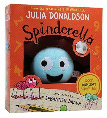 Spinderella Book and Plush Spider by Julia Donaldon