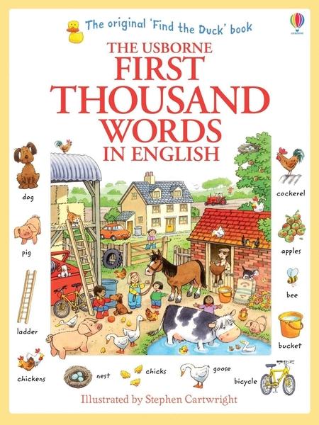 The Usborne First Thousand Words in English by Heather Amery