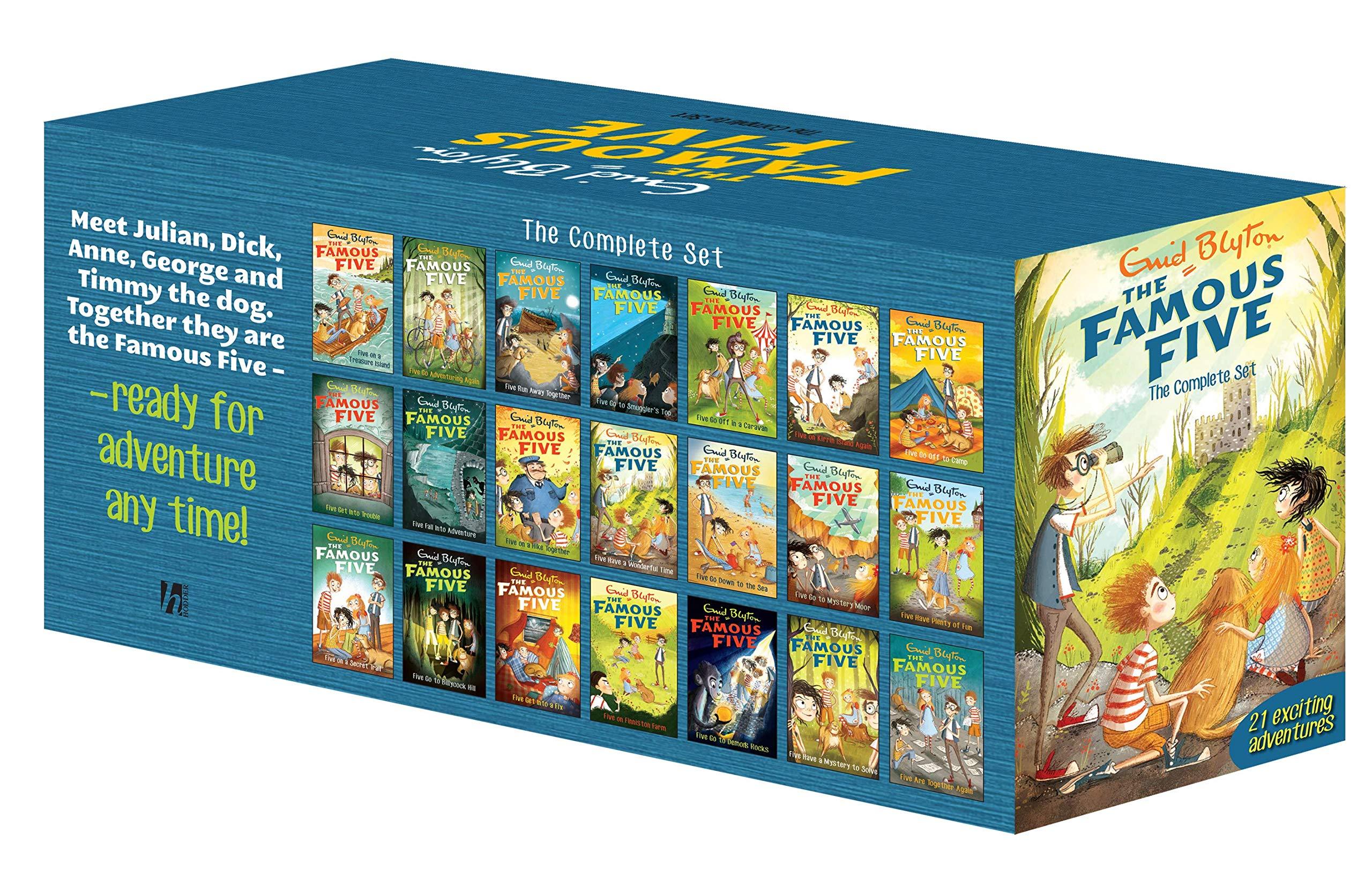 The Famous Five the Complete Set by Enid Blyton