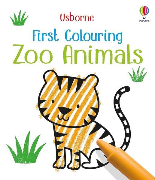 First Colouring Zoo Animals by Kirsteen Robson