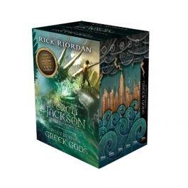 Percy Jackson and the Olympians Complete Series and Percy Jackson's Greek Gods Boxed Set by Rick Riordan, John Rocco