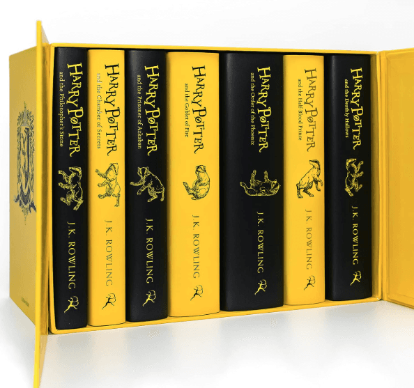 Harry Potter Hufflepuff House Editions Hardback Box Set by J. K. Rowling