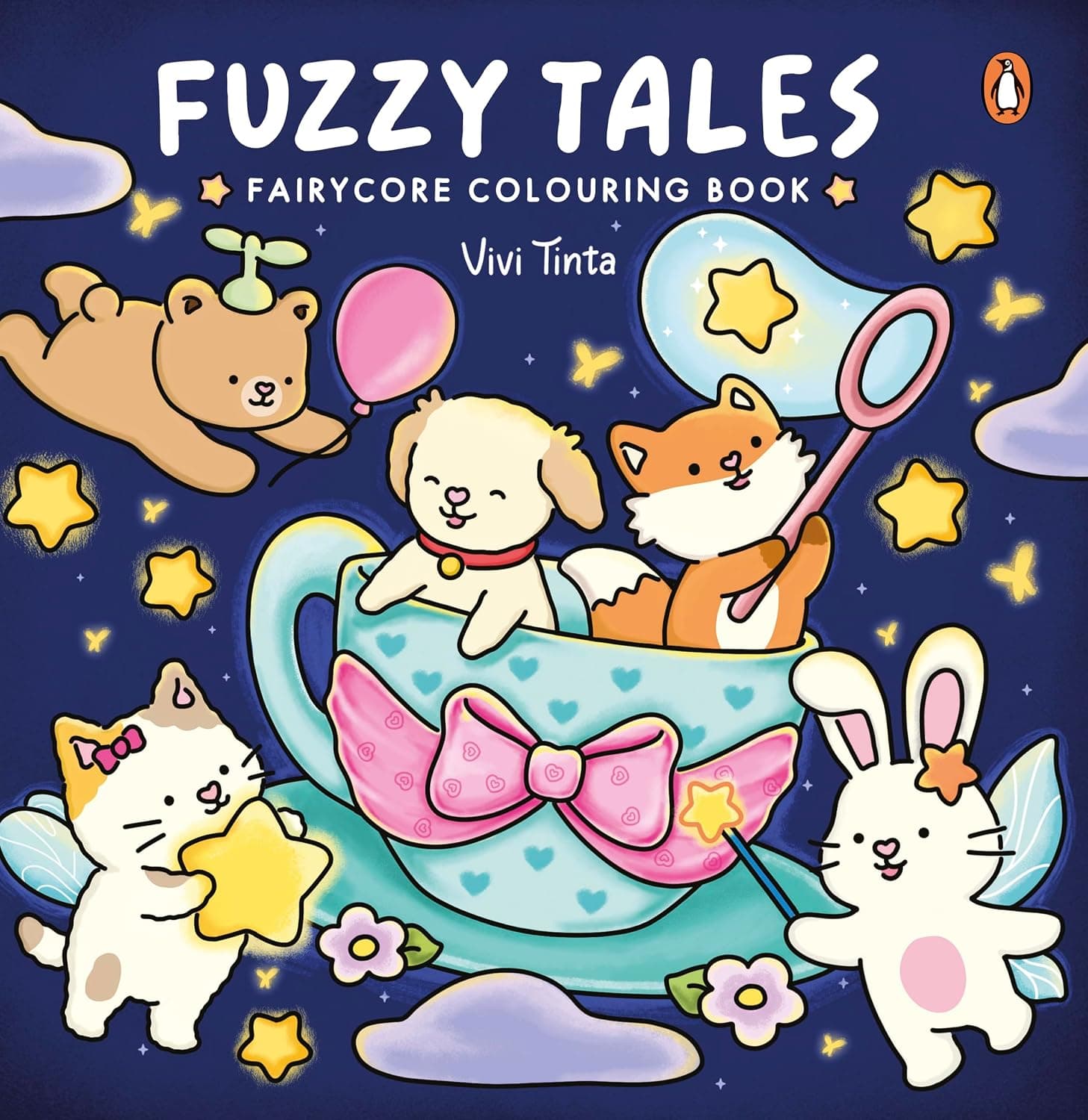 Fuzzy Tales: The dreamy fairycore colouring book by Vivi Tinta