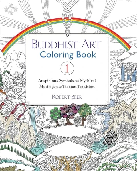 Buddhist Art Coloring Book 1 by Robert Beer