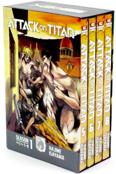Attack on Titan Season 1 Part 2 Manga Box Set by Hajime Isayama