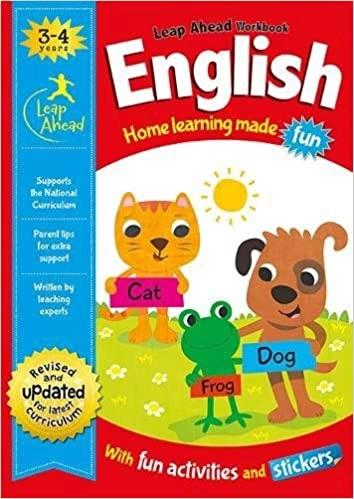 English  home learning made 3-4 years by Igloobooks