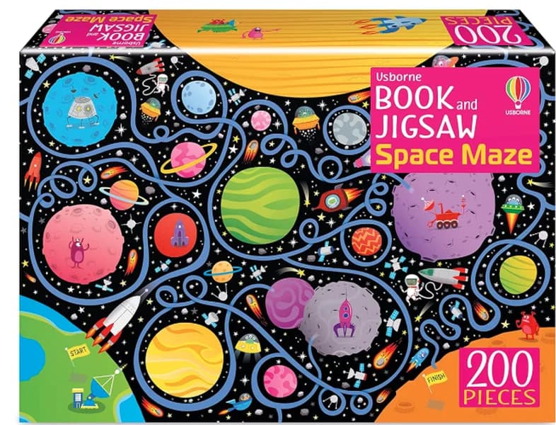 Book and Jigsaw Space Maze by Sam Smith