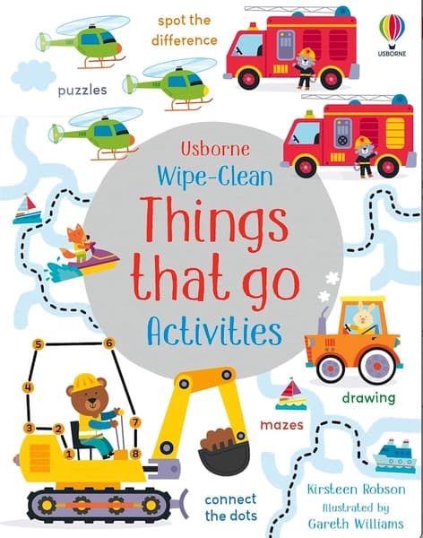 Wipe-Clean Things That Go Activities by Kirsteen Robson