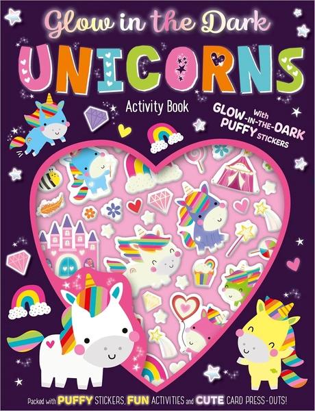 Glow in the Dark Unicorns Activity Book by Sophie Collingwood