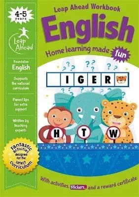 English  home learning made 4-5years by Igloobooks