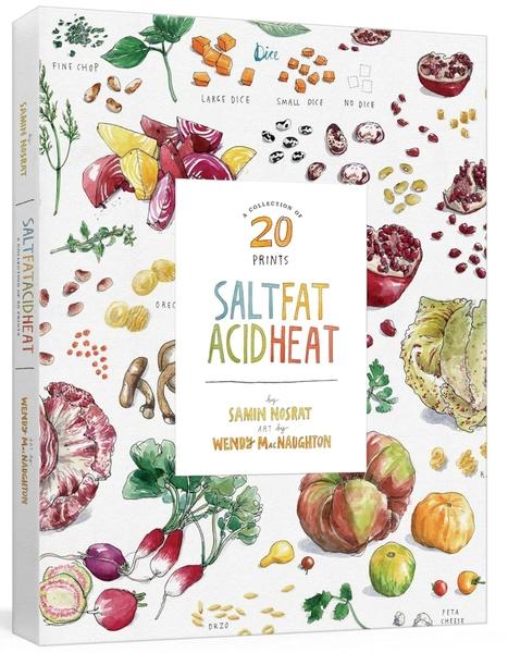 Salt, Fat, Acid, Heat: A Collection of 20 Prints (Poster) by Samin Nosrat
