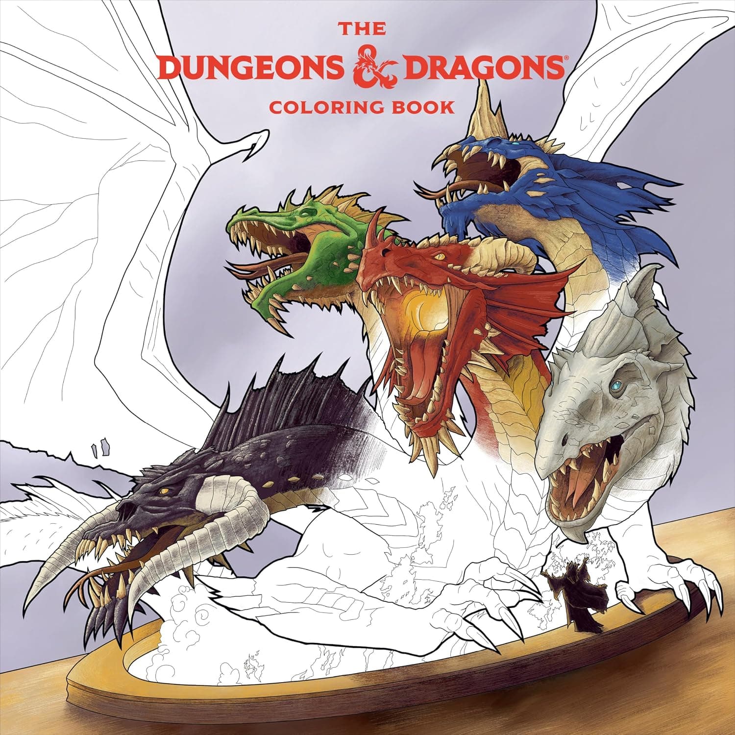 The Dungeons & Dragons Coloring Book: 80 Adventurous Line Drawings by Official Dungeons and Dragons Licensed