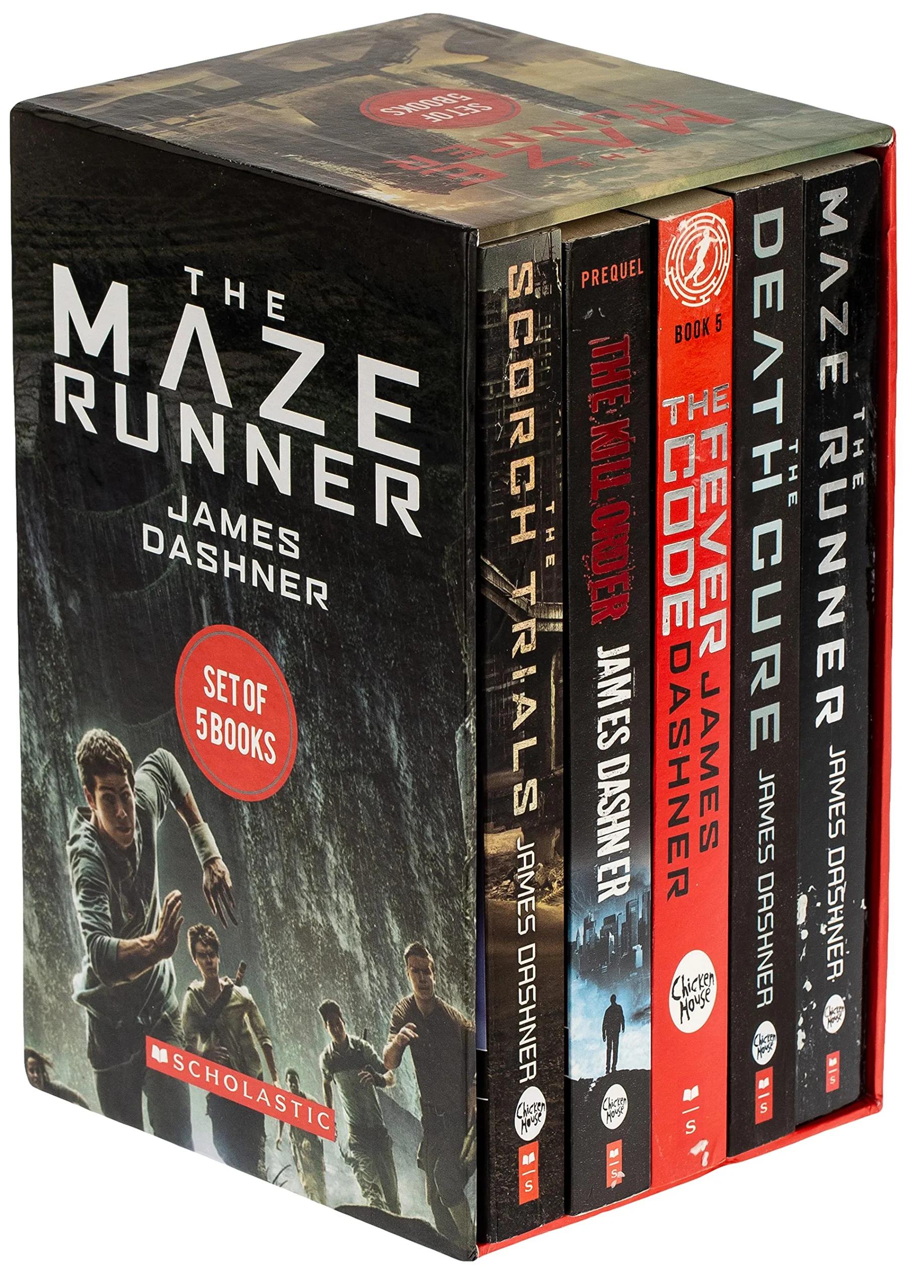Maze Runner Box Set of 5 Books by James Dashner