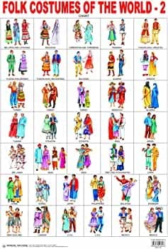 Folk Costumes of the World-2 by Dreamland Publication
