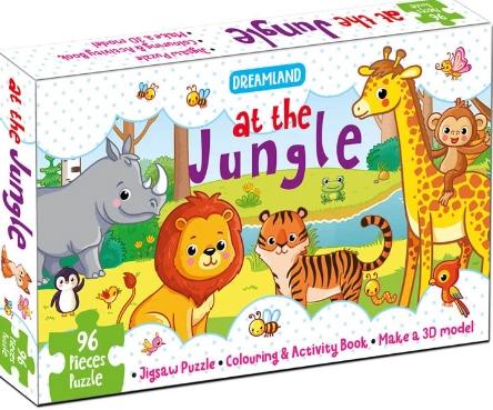 Dreamland at The Jungle Jigsaw Puzzle for Kids by Dreamland Publications
