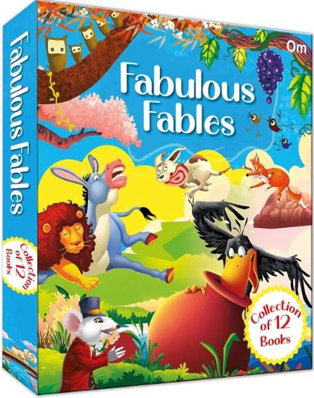 Fabulous Fables - Collection of 12 Story Books for Kids by Om Books International