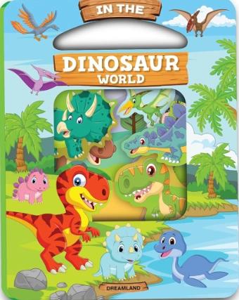 In the Dinosaurs World Die Cut Window Board Book for Kids by Dreamland Publications