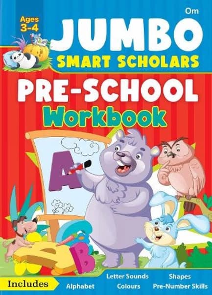 Pre-school Activity Book for kids aged 3-4 years by Unassigned