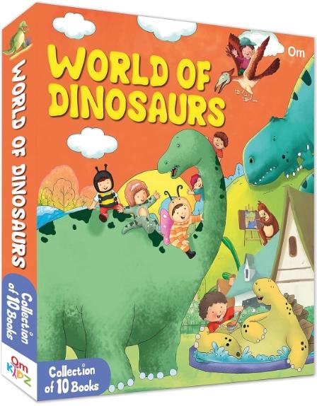 World of Dinosaurs  (Set of 10 Books) by Om Books International