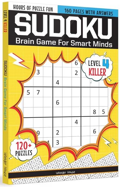 Sudoku - Brain Games For Smart Minds Level 4 Killer by Wonder House Books
