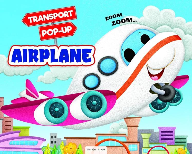 Pop-Up Transport: Airplane by Wonder House