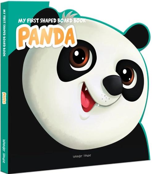 First Shaped Board Book - Panda by Wonder House