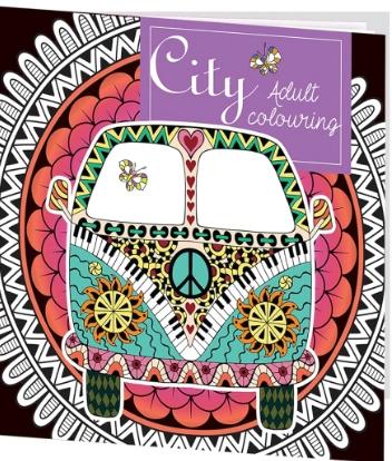 City Adult Colouring Book by Hello Friend Books
