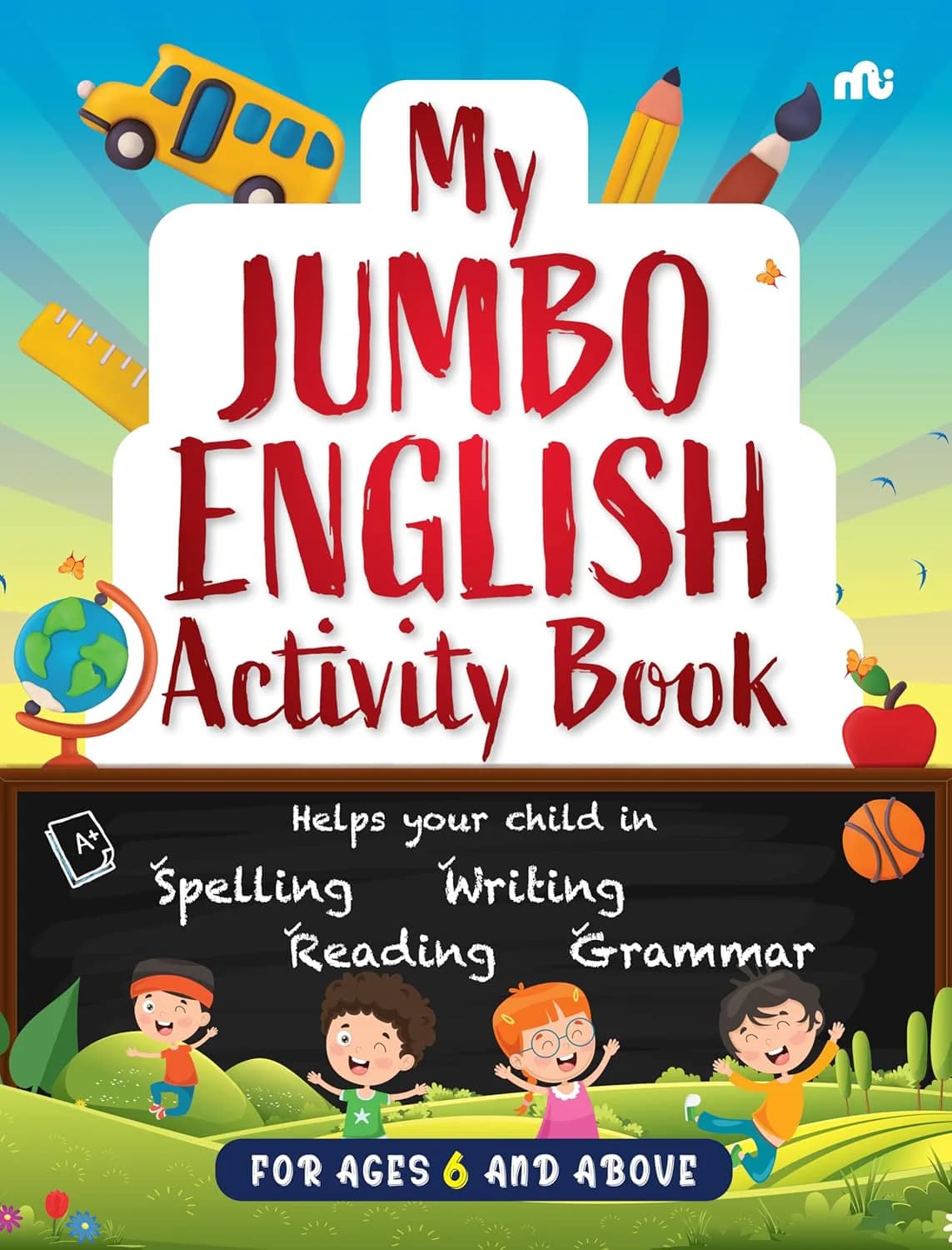 My Jumbo English Activity Book: Helps your child in Spelling, Reading by Moonstone