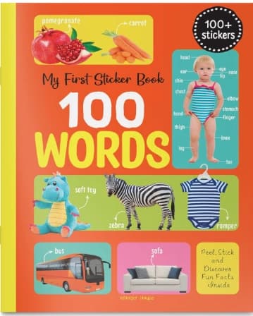 My First 100 Words Stickers by Wonder House Books