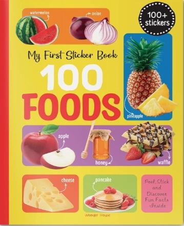 My First 100 Food Stickers by Wonder House Books