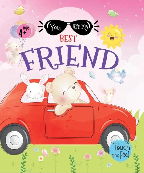 Booktopus Touch and Feel Board Book - You Are My Best Friend Sensory Book for Toddlers by Booktopus