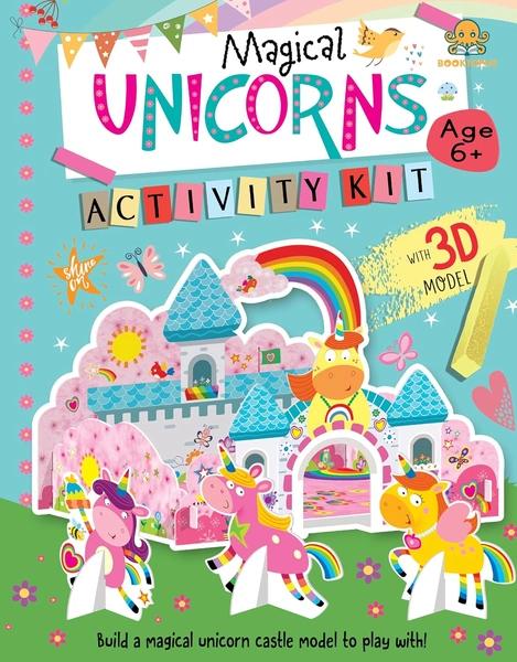 Booktopus Build It Activity Kit - Magical Unicorns 3D Model Making Kit with Book by Booktopus