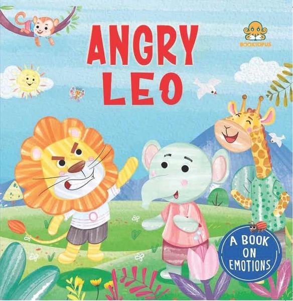 The Angry Lion Emotion Board Book by Booktopus
