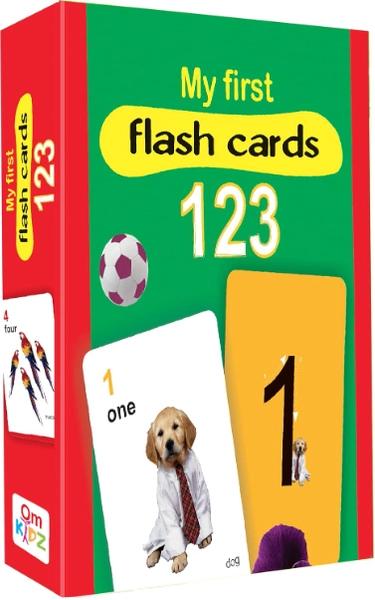 Flash Cards: My First Flash Cards 123 by Om Books International