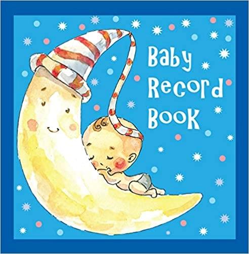 Baby Record Book (Blue) by Om Books