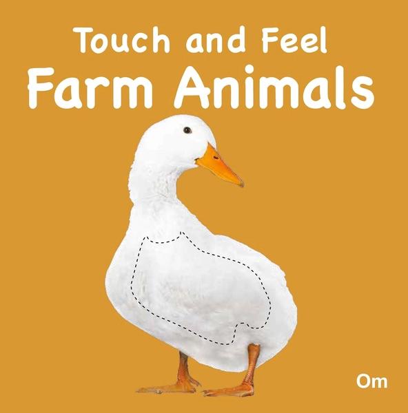 Board Book-Touch and Feel: Farm Animals by Om Books International